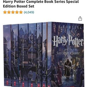 Harry Potter book full box set